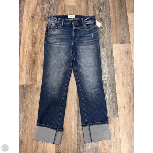 Jeans Straight By Evereve In Blue Denim, Size: 6
