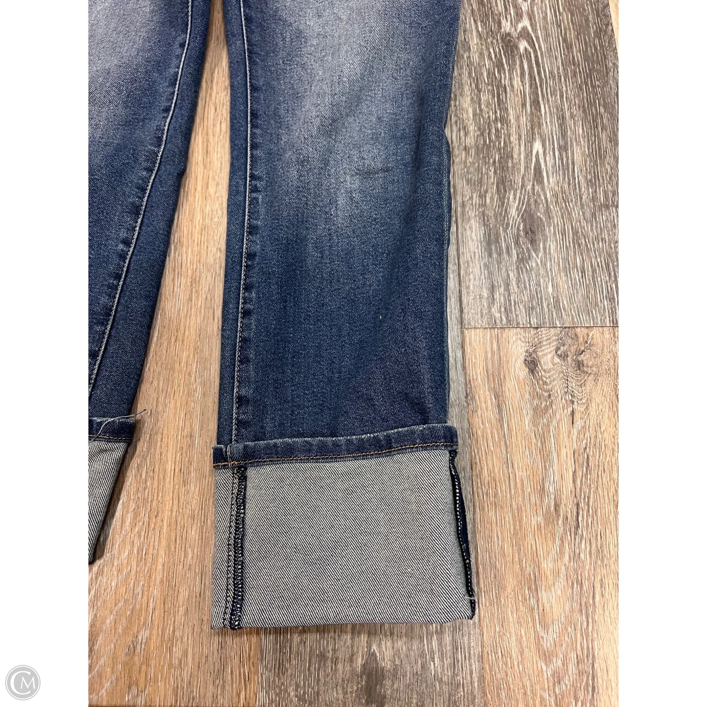 Jeans Straight By Evereve In Blue Denim, Size: 6