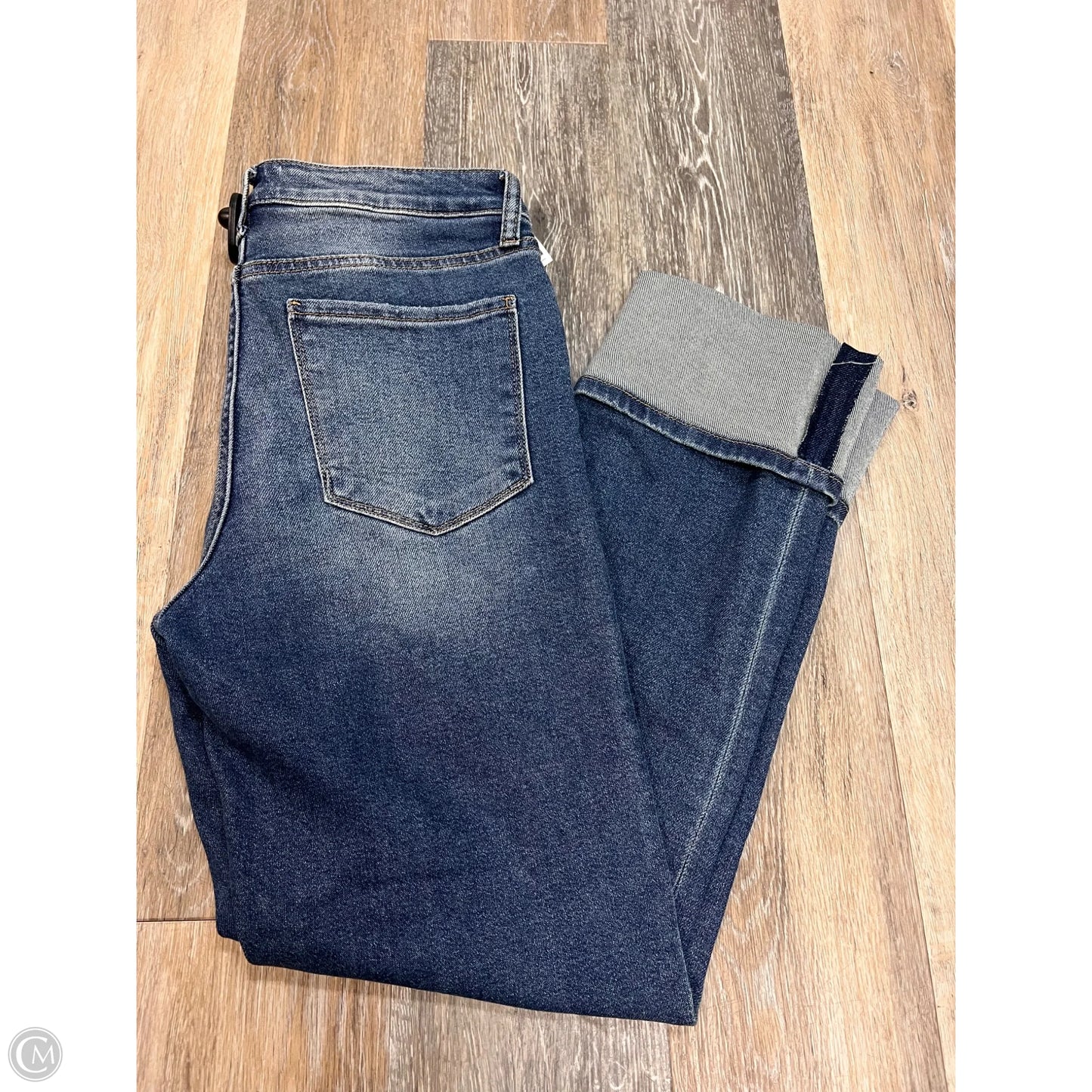 Jeans Straight By Evereve In Blue Denim, Size: 6