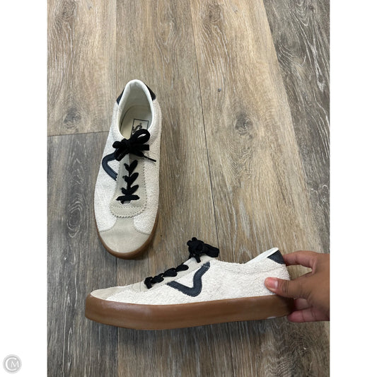 Shoes Athletic By Vans In Cream, Size: 8