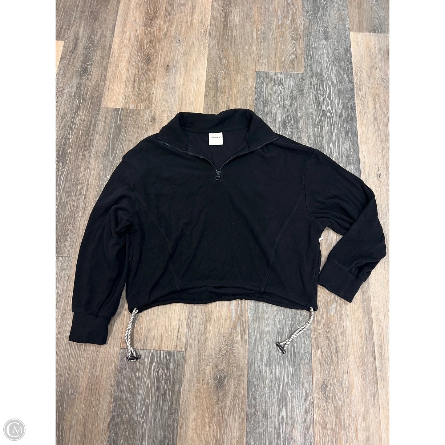 Athletic Sweatshirt Collar By Varley In Black, Size: M
