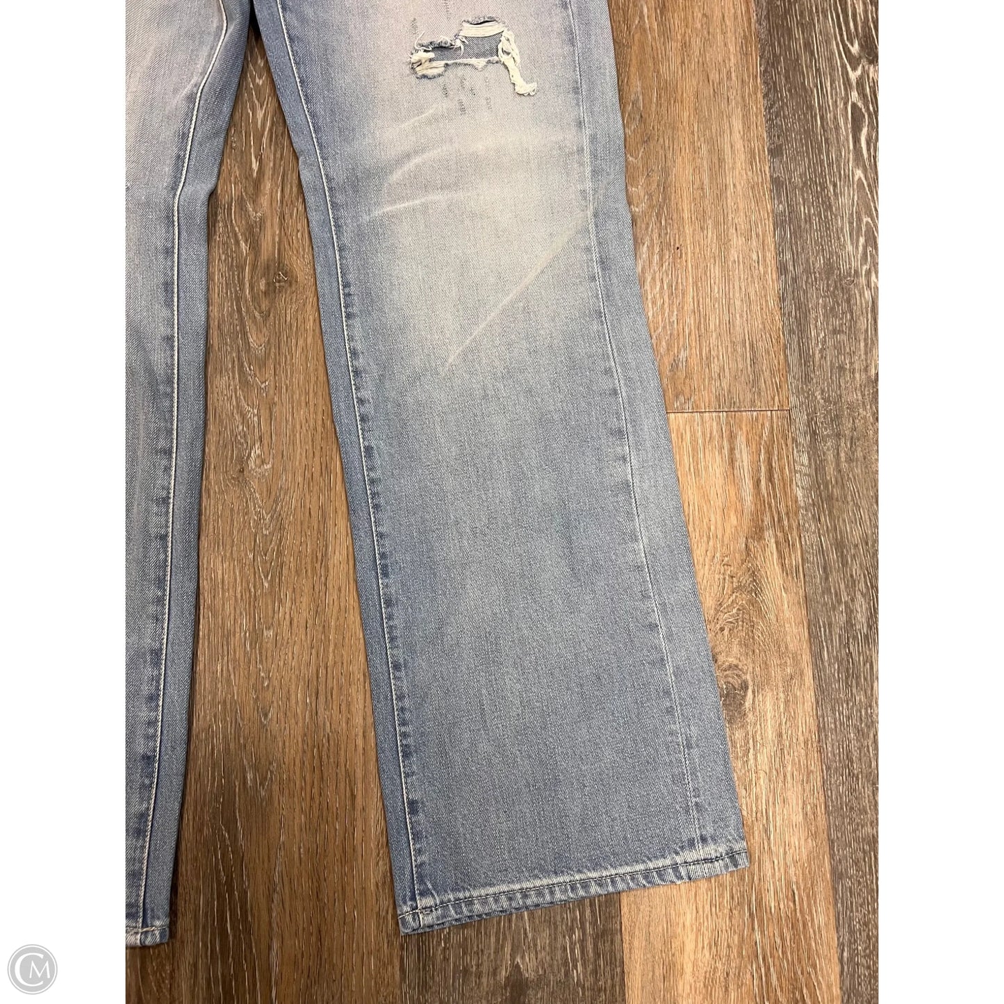 Jeans Straight By 7 For All Mankind In Blue Denim, Size: 8/29