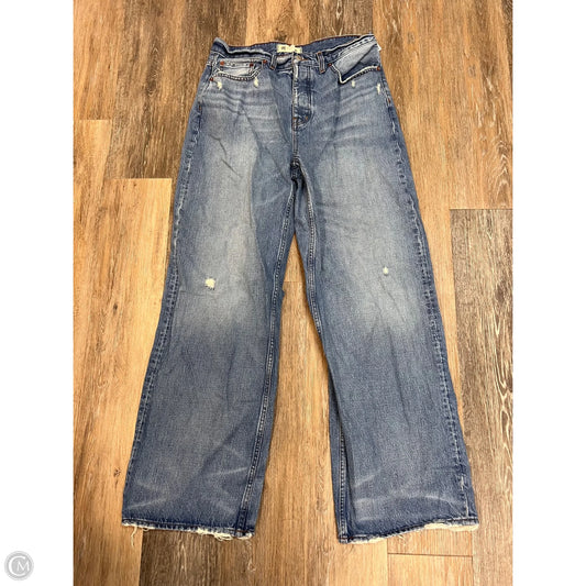 Jeans Wide Leg By Madewell In Blue Denim, Size: 4/27