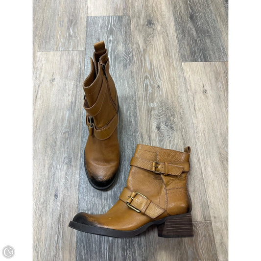 Boots Ankle Flats By Lucky Brand In Tan, Size: 6.5