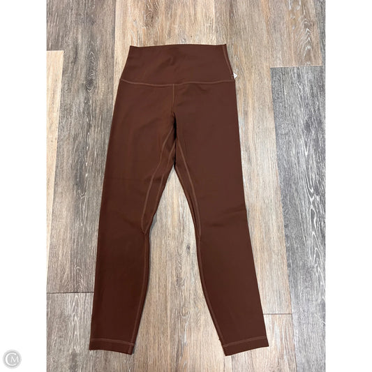 Athletic Leggings By Lululemon In Bronze, Size: 6
