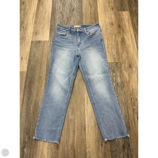 Jeans Boot Cut By Kut In Blue Denim, Size: 8
