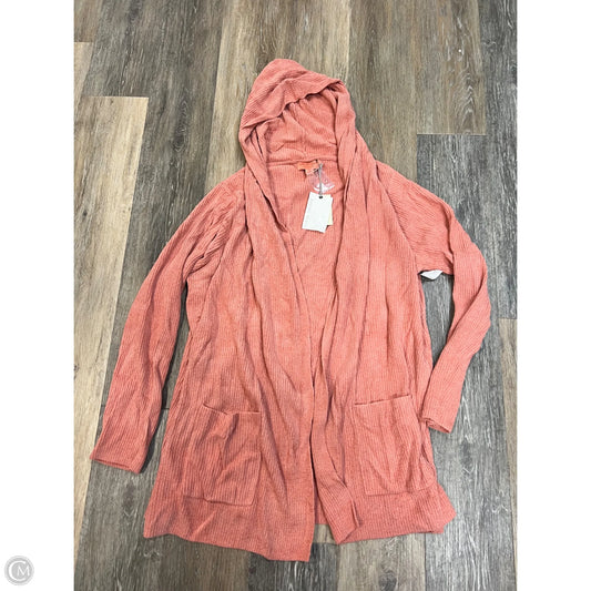 Sweater Cardigan By Barefoot Dreams In Coral, Size: 1x