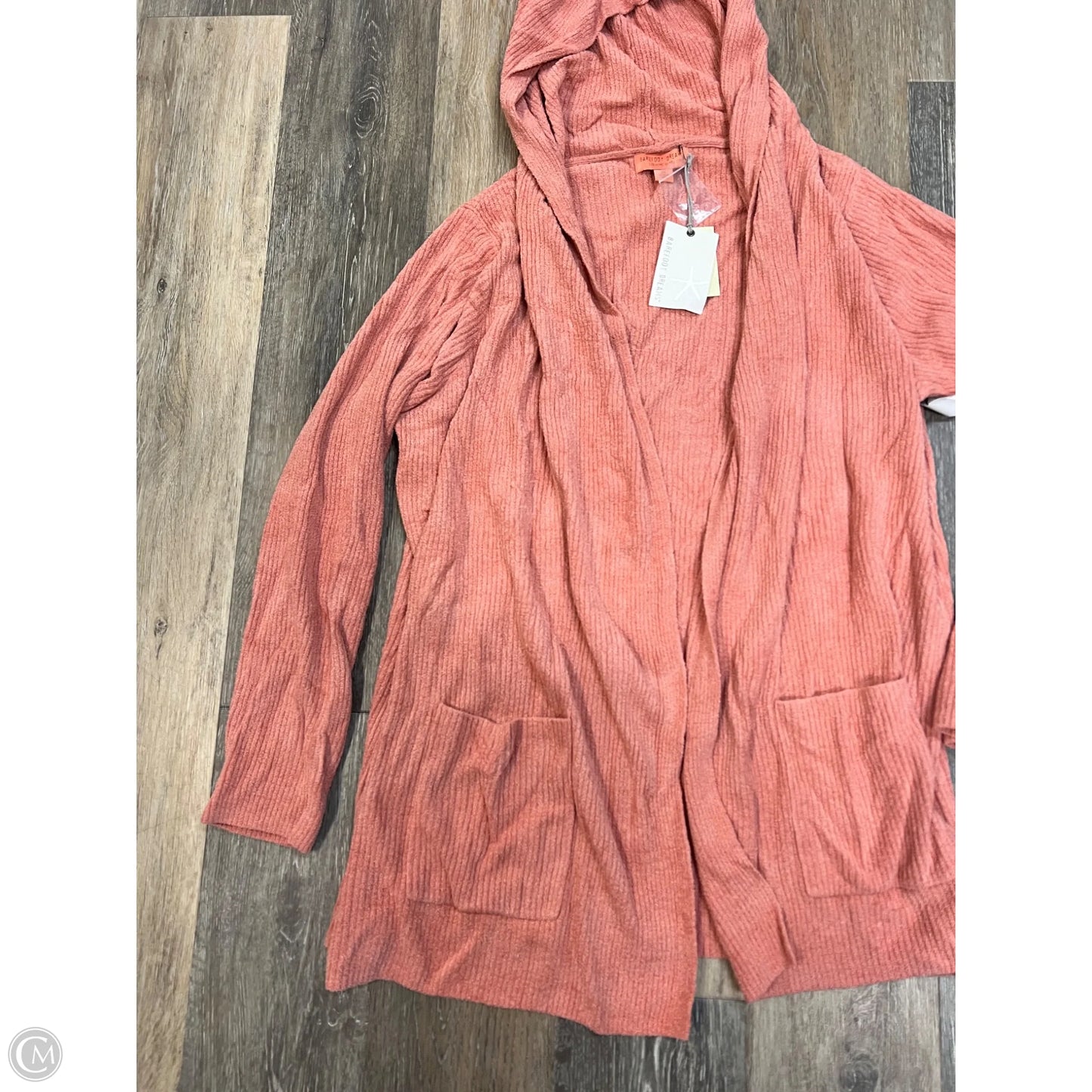 Sweater Cardigan By Barefoot Dreams In Coral, Size: 1x