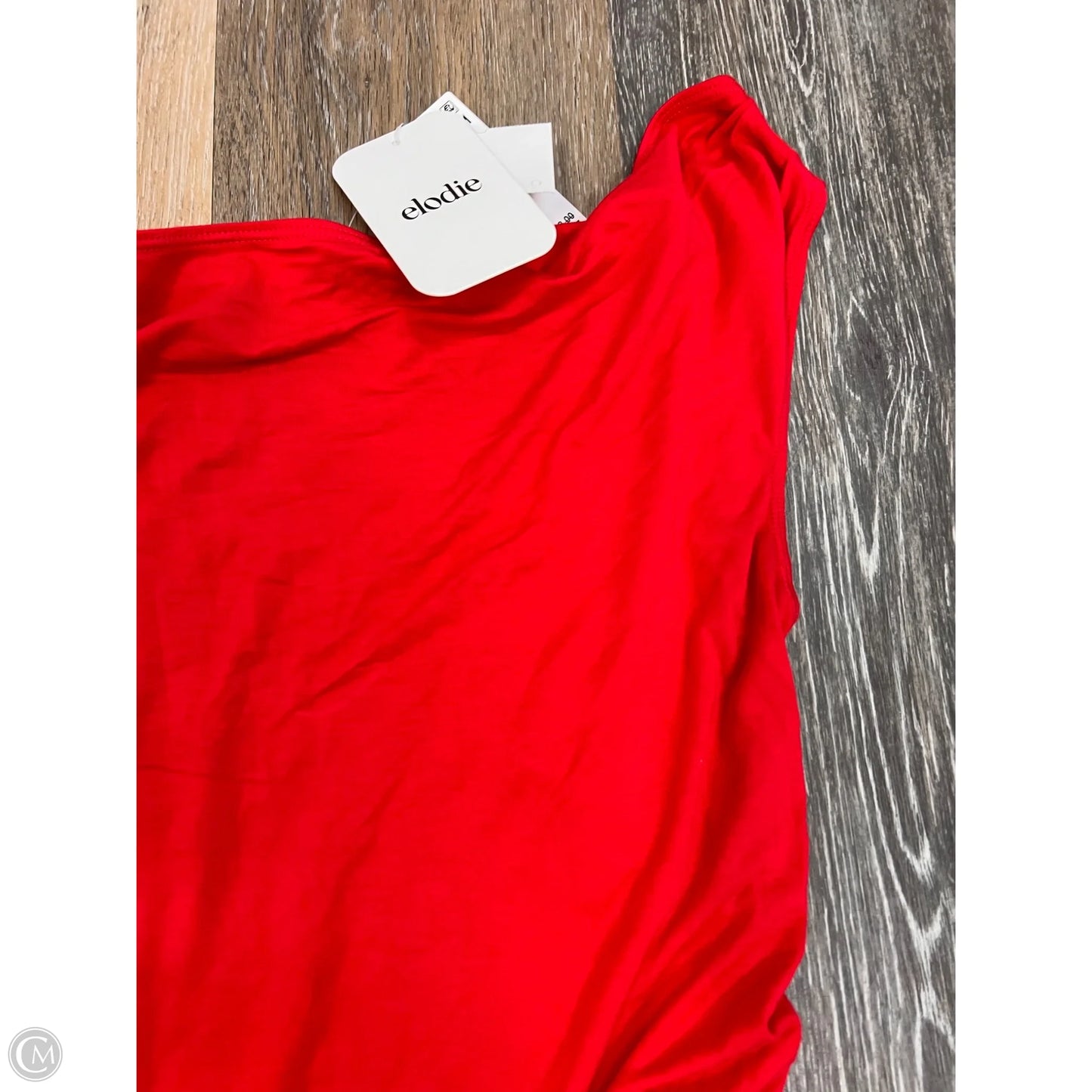 Top Short Sleeve By Elodie In Red, Size: L