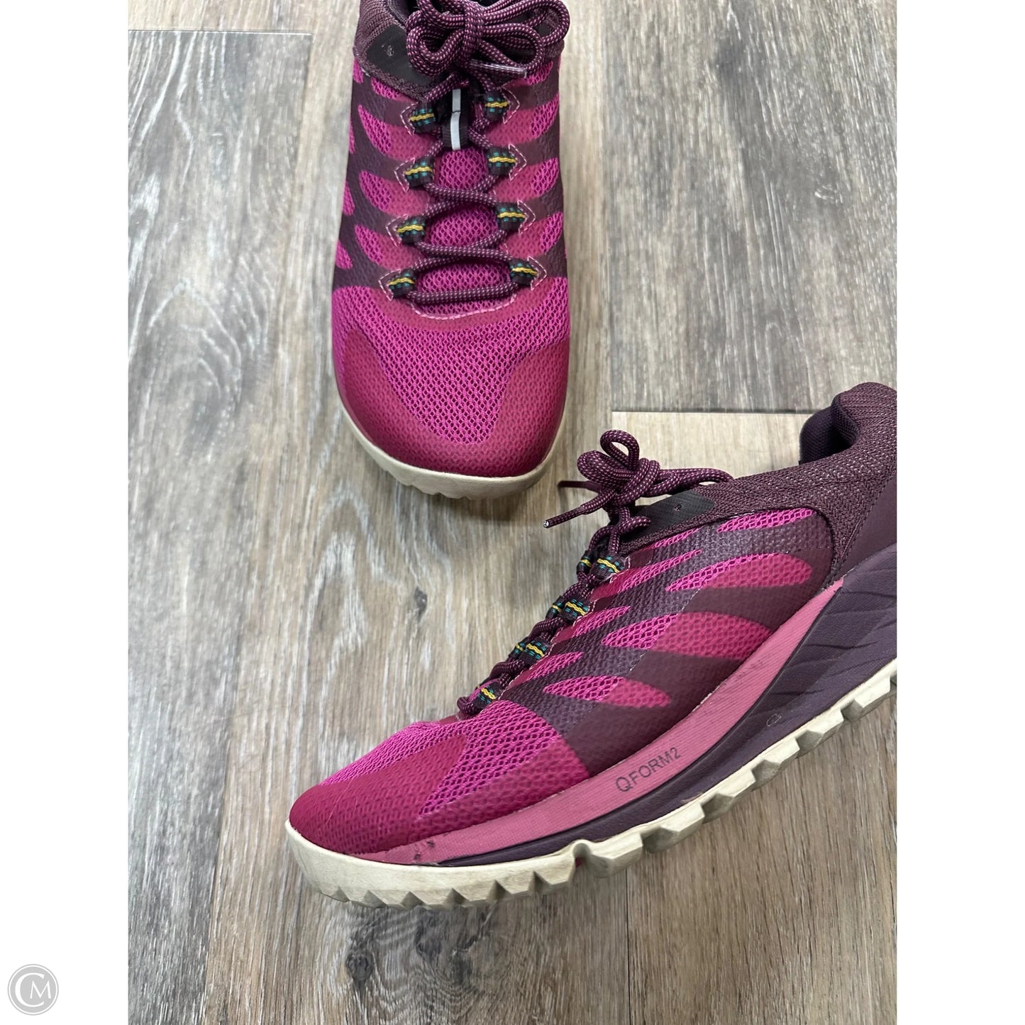 Shoes Athletic By Merrell In Maroon, Size: 9