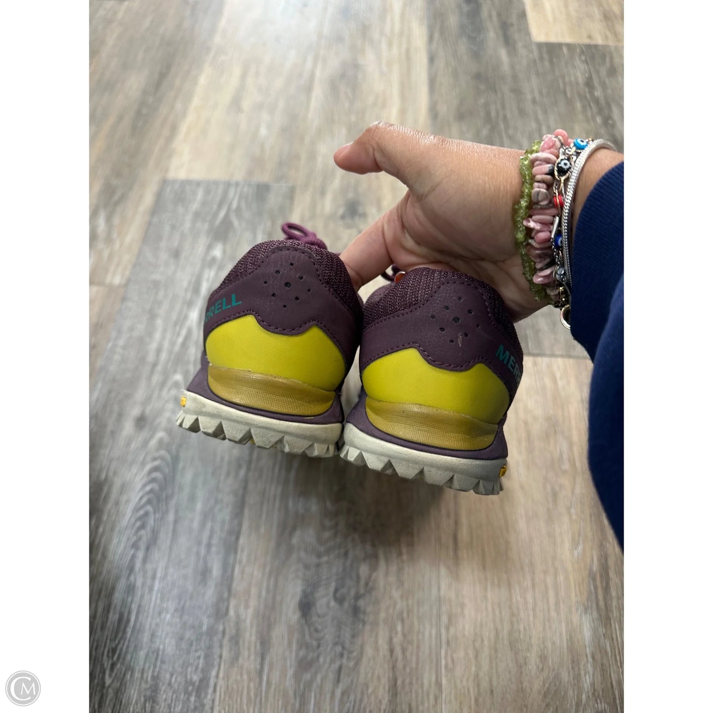 Shoes Athletic By Merrell In Maroon, Size: 9