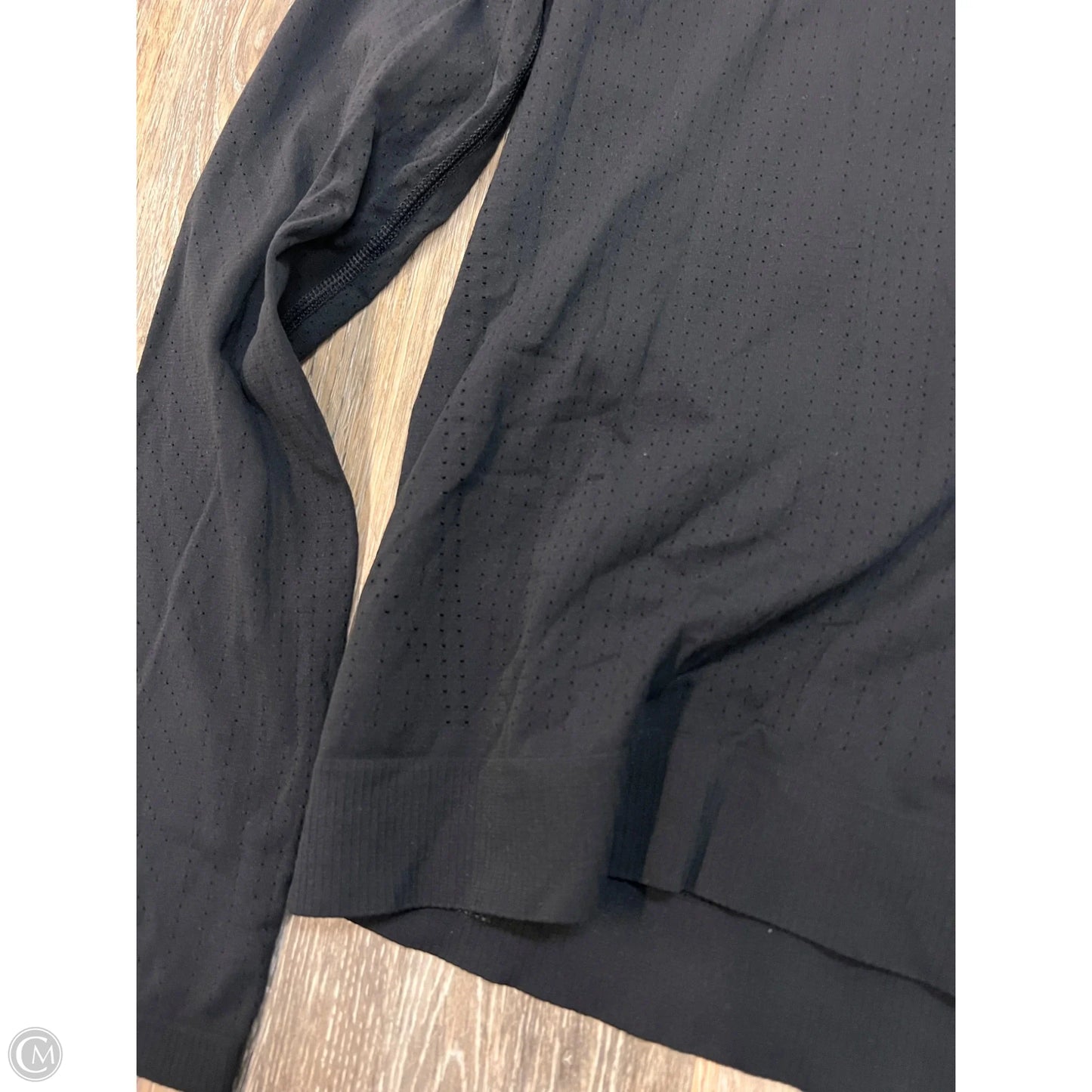 Athletic Top Long Sleeve Crewneck By Athleta In Black, Size: M