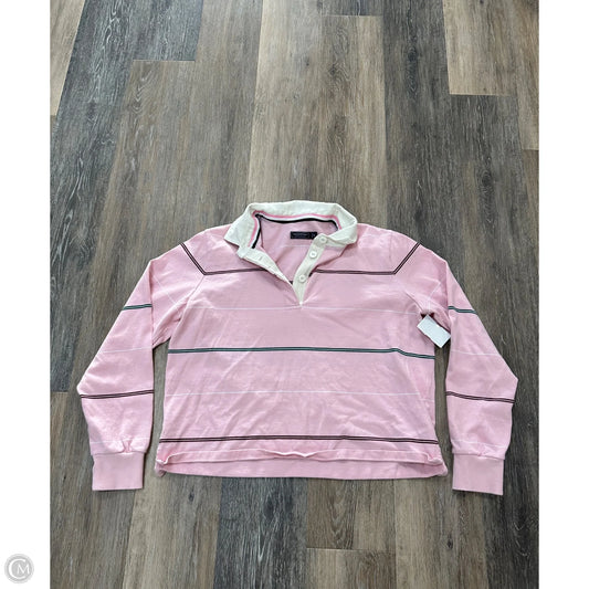 Blouse Long Sleeve By Vineyard Vines In Pink, Size: S