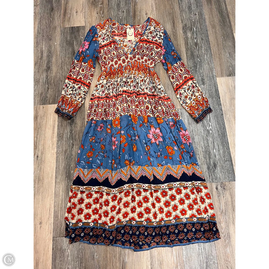 Dress Casual Maxi By Raga In Multi-colored, Size: M