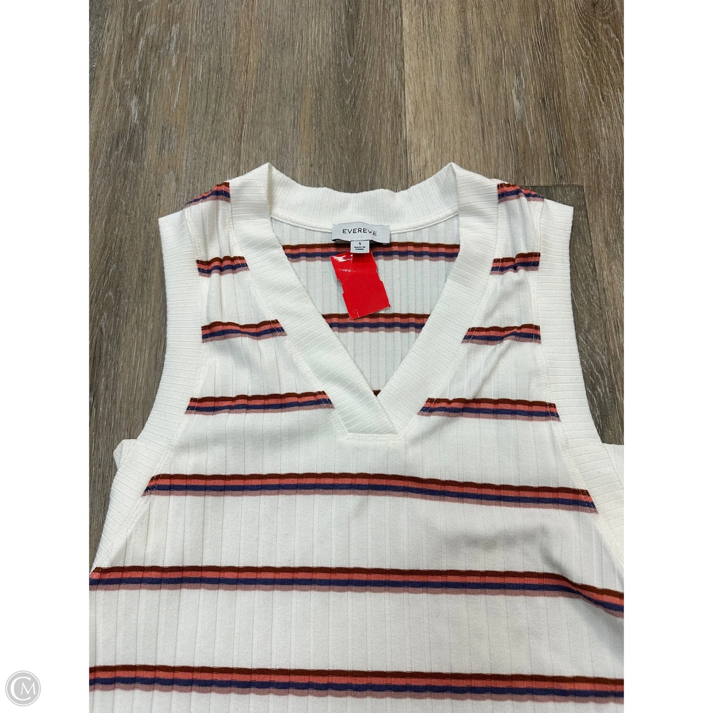 Tank Top By Evereve In Striped Pattern, Size: S