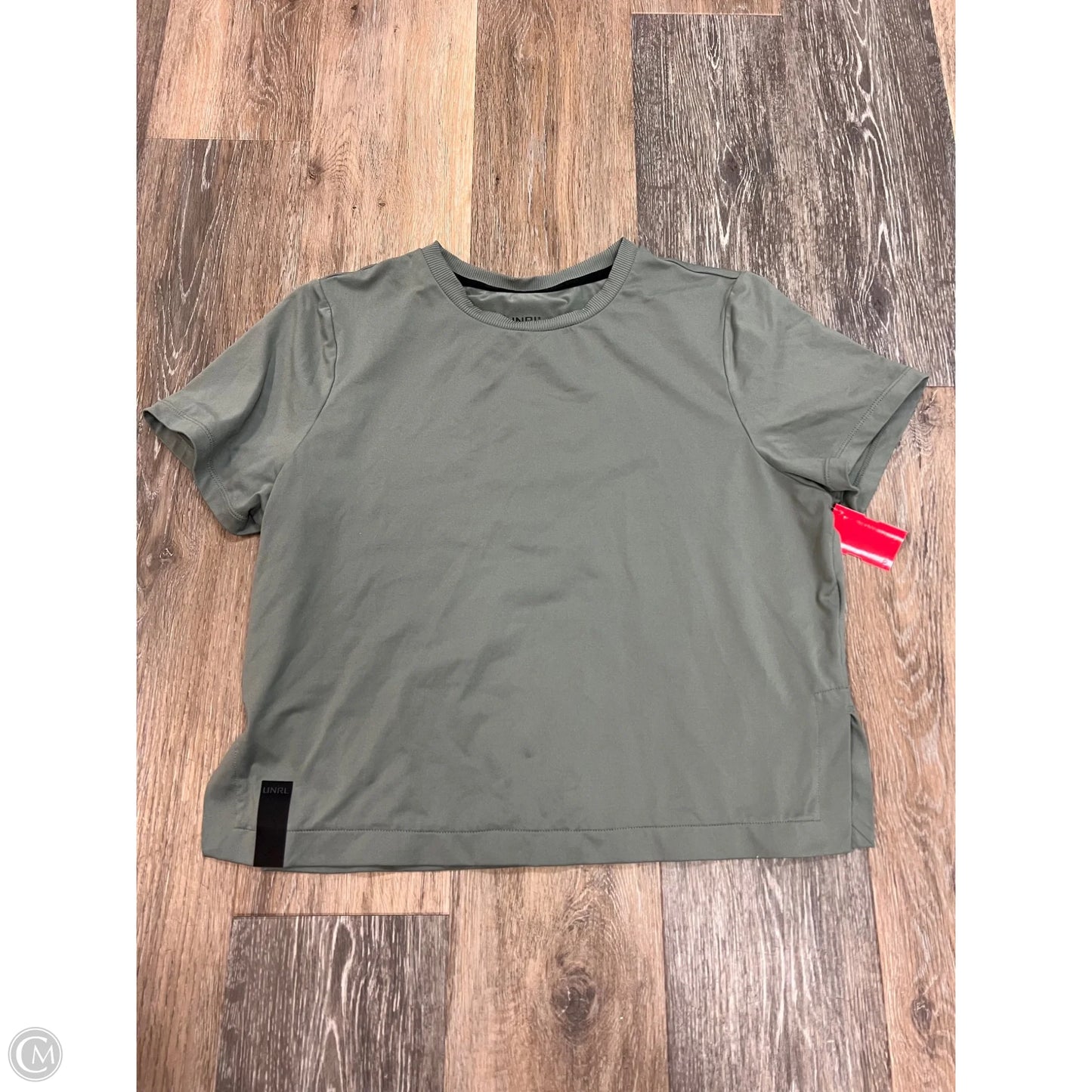 Athletic Top Short Sleeve By UNRL In Green, Size: S
