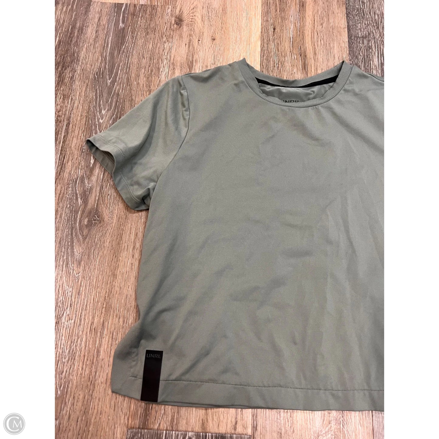 Athletic Top Short Sleeve By UNRL In Green, Size: S