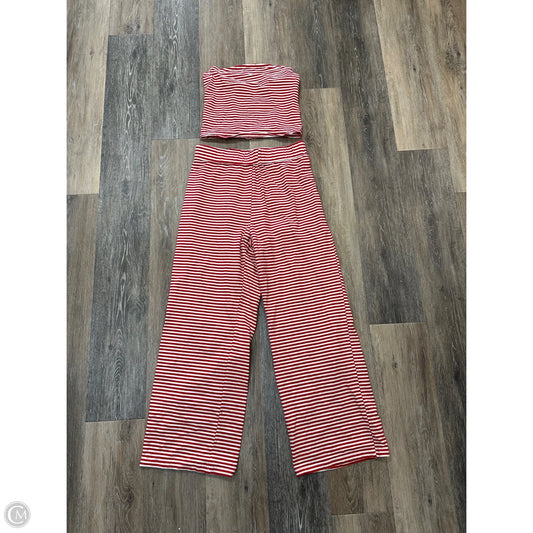 Pants Set 2pc By Cmc In Striped Pattern, Size: M
