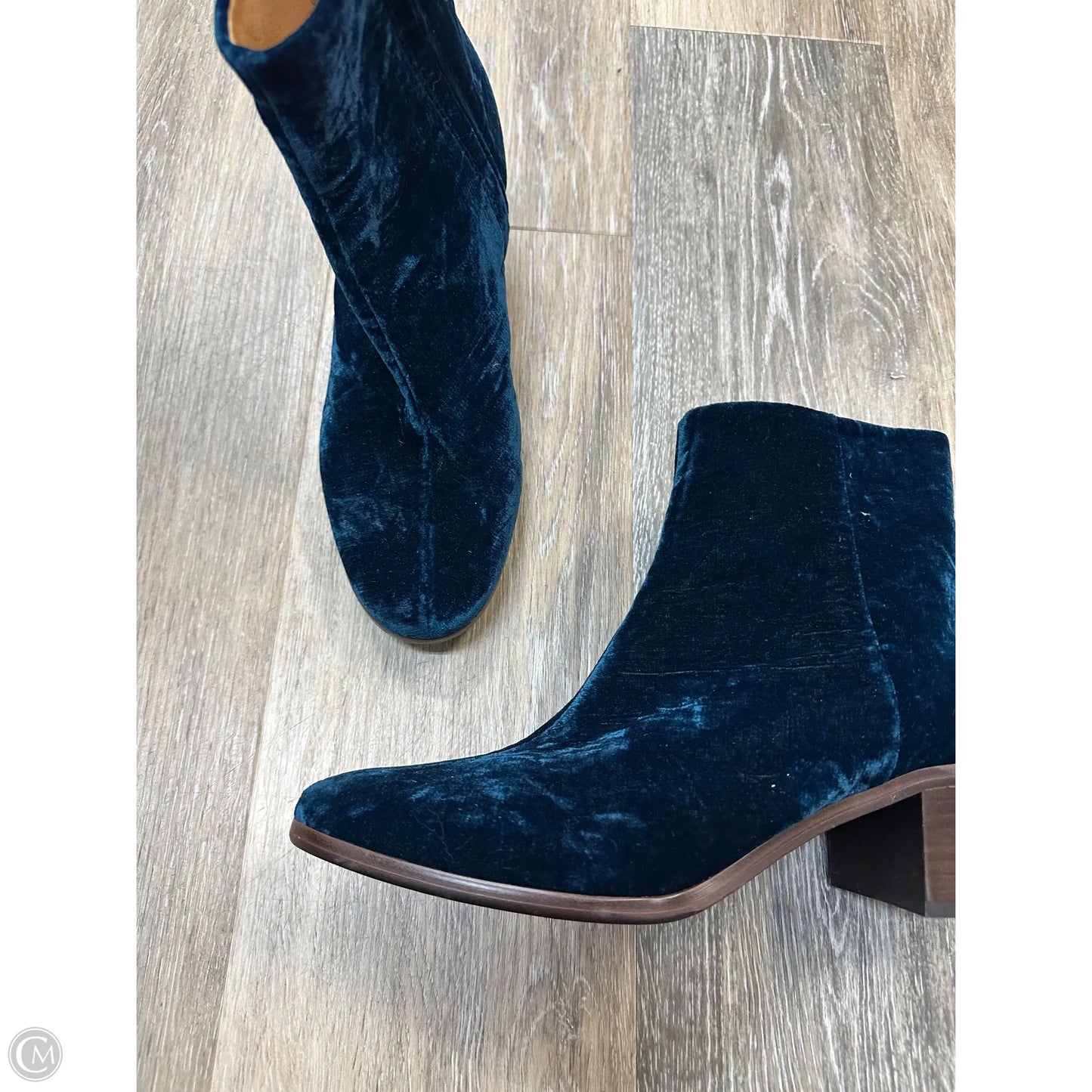 Boots Designer By Patricia Nash In Blue, Size: 8