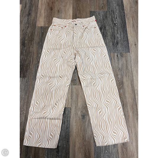 Jeans Straight By Levis In Cream Denim, Size: 6/28