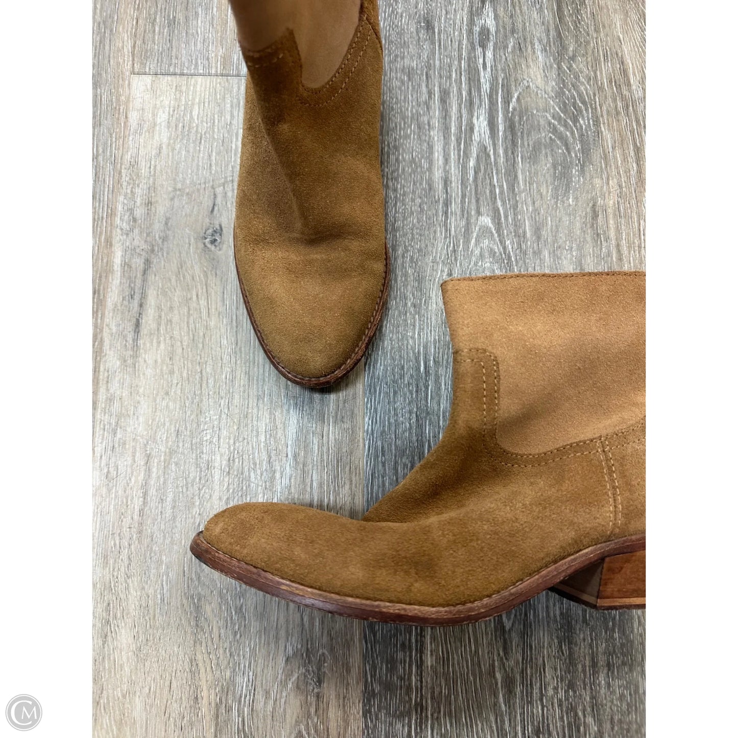 Boots Ankle Heels By Zadig And Voltaire In Tan, Size: 6