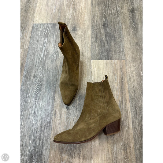 Boots Designer By Sandro In Green, Size: 6