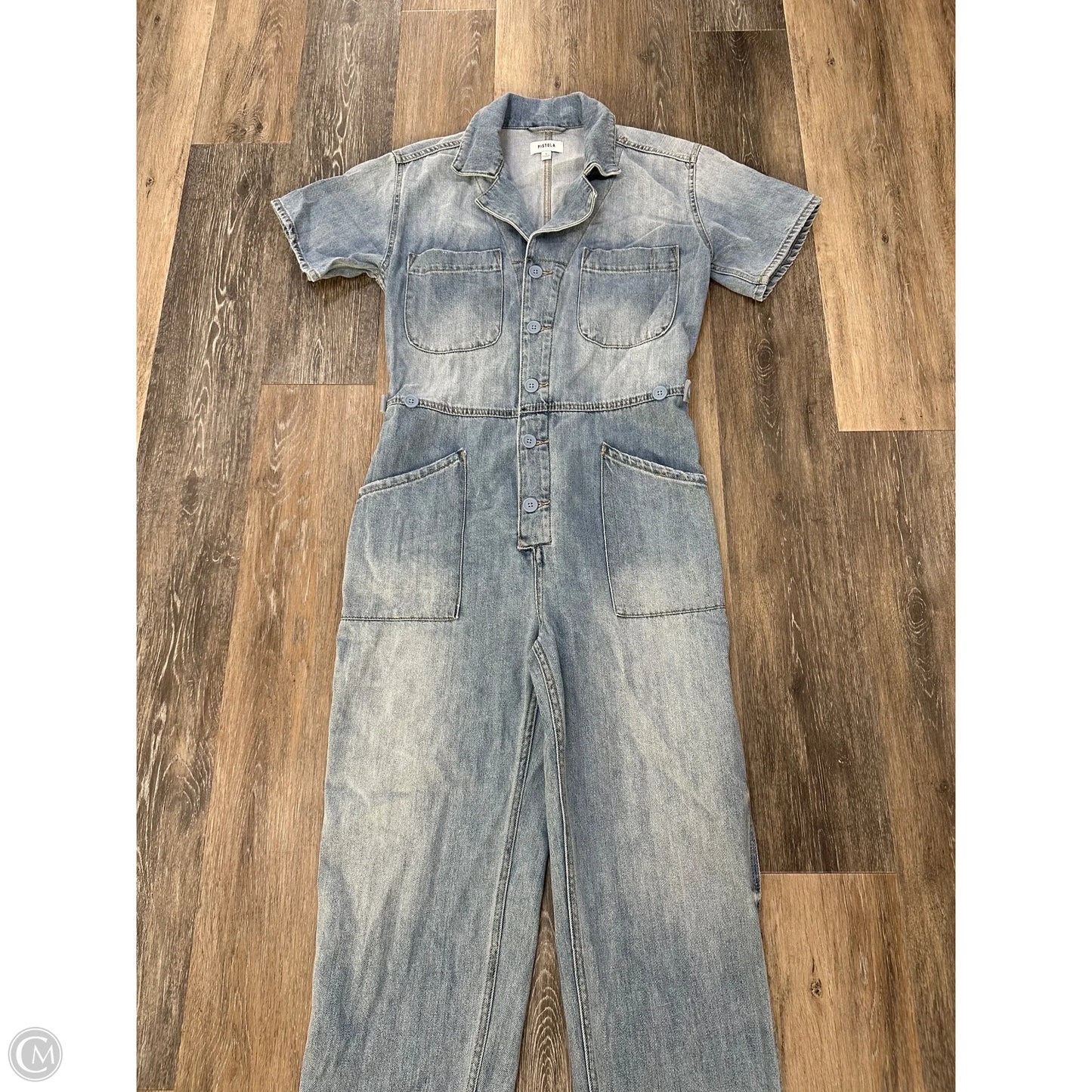 Jumpsuit By Pistola In Blue Denim, Size: S