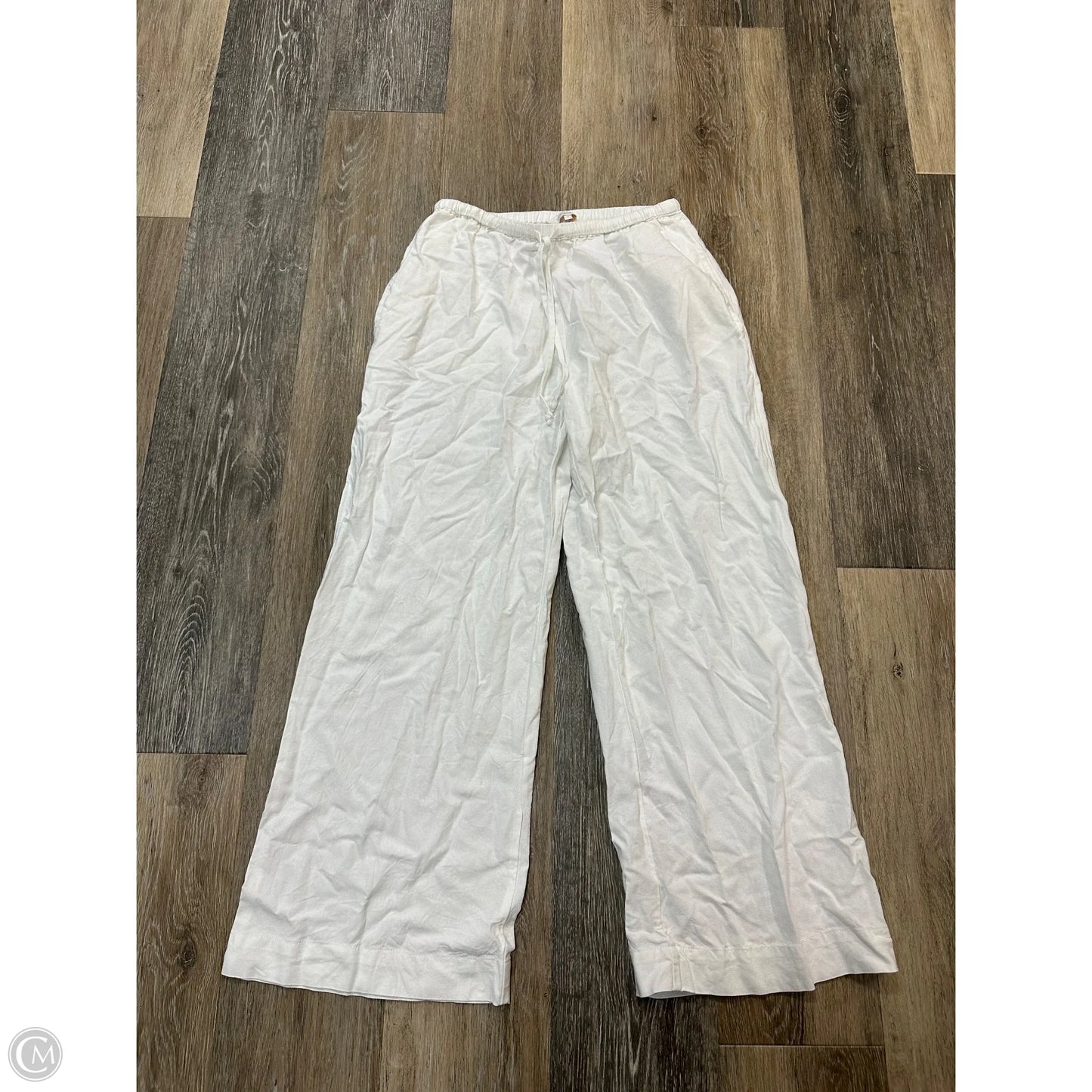 Pants Linen By Olivaceous In White, Size: S