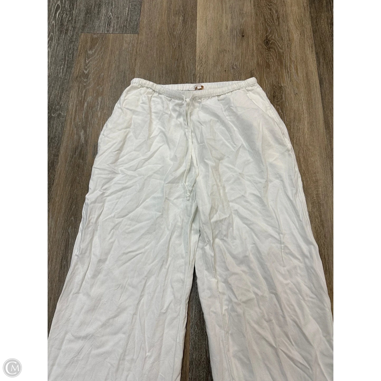 Pants Linen By Olivaceous In White, Size: S