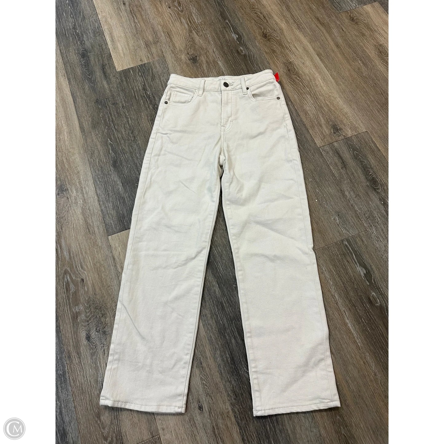 Jeans Straight By Hidden In Cream Denim, Size: 0