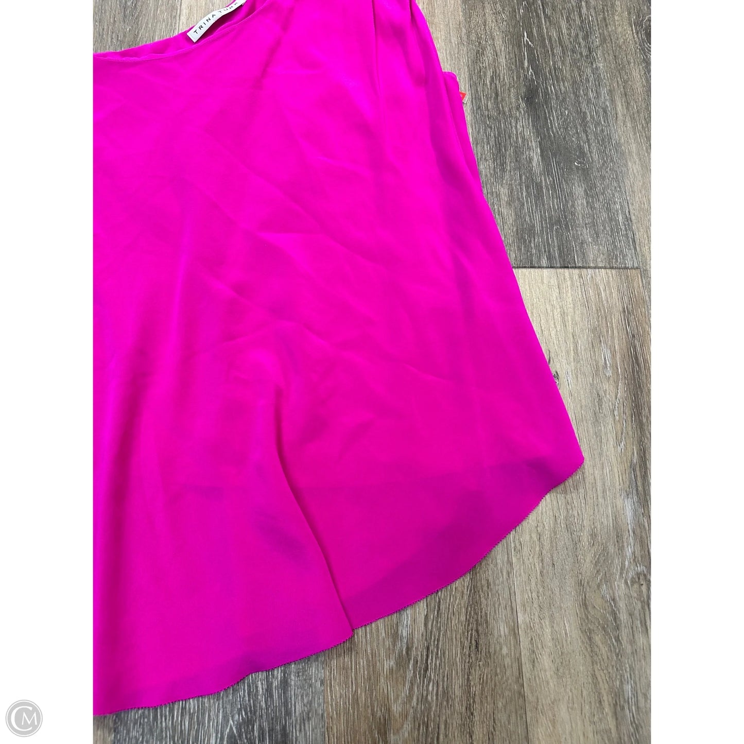 Blouse Short Sleeve By Trina Turk In Pink, Size: S
