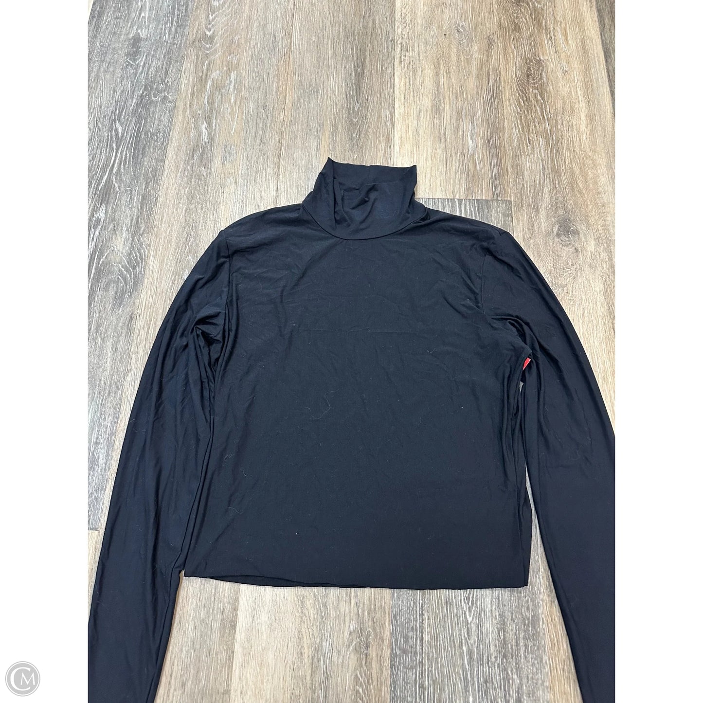 Top Long Sleeve By Commando In Black, Size: S