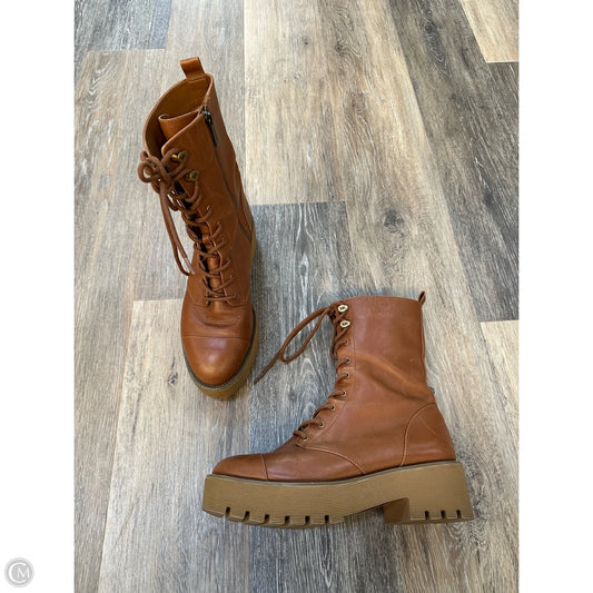 Boots Designer By Michael Kors In Tan, Size: 7.5