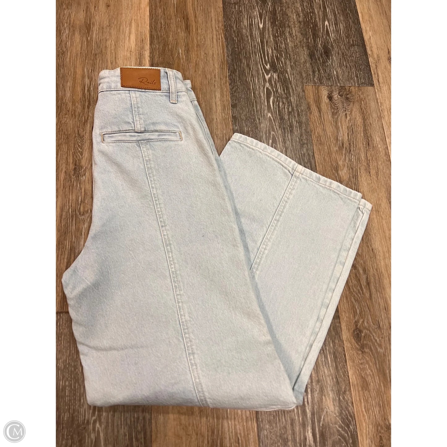 Jeans Wide Leg By Rails In Blue Denim, Size: 4