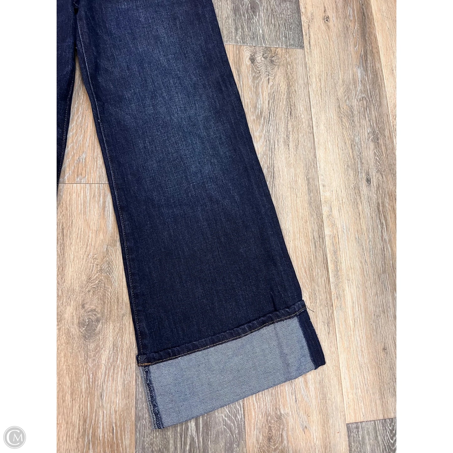 Jeans Wide Leg By Kut In Blue Denim, Size: 00