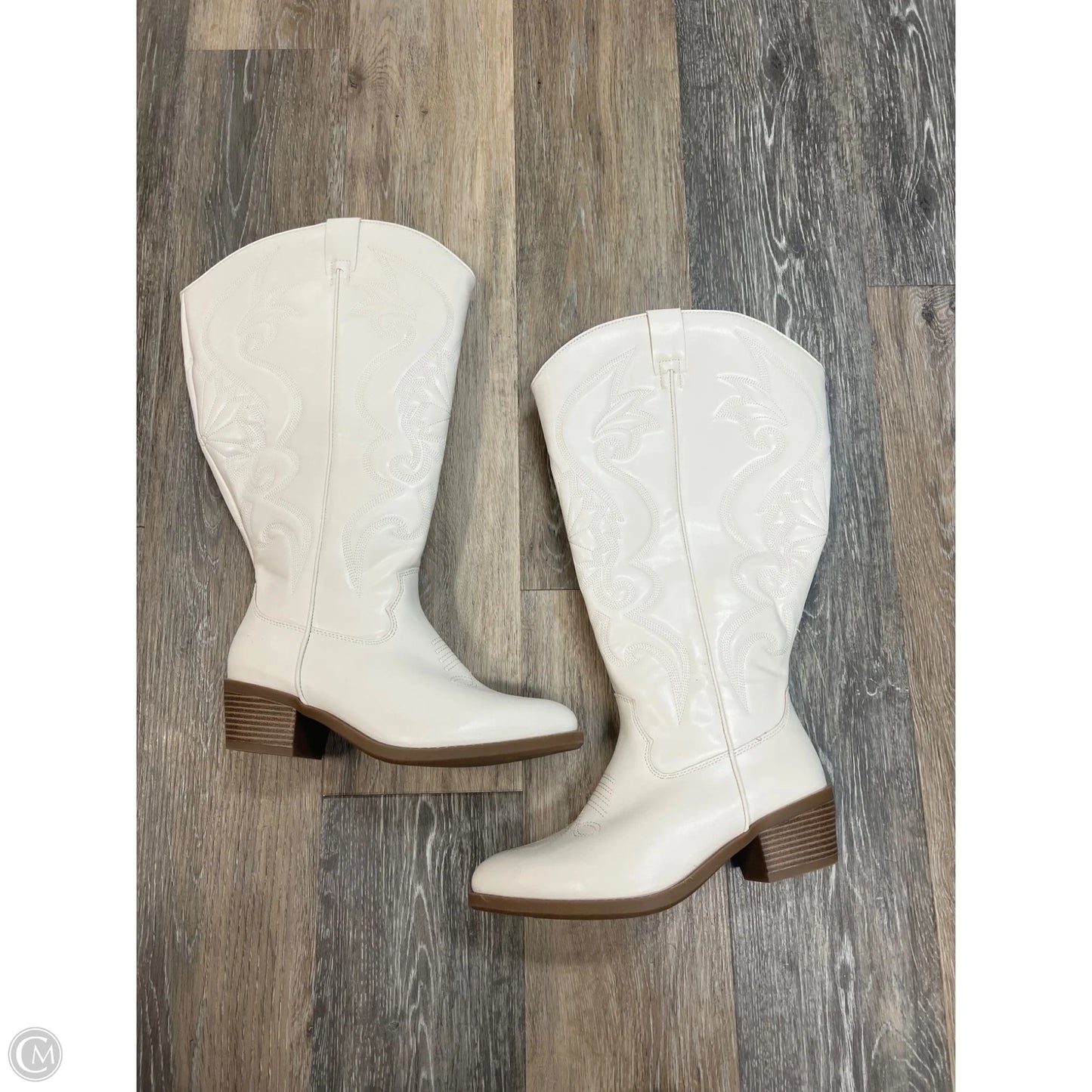 -Boots Western By Torrid In White, Size: 7.5