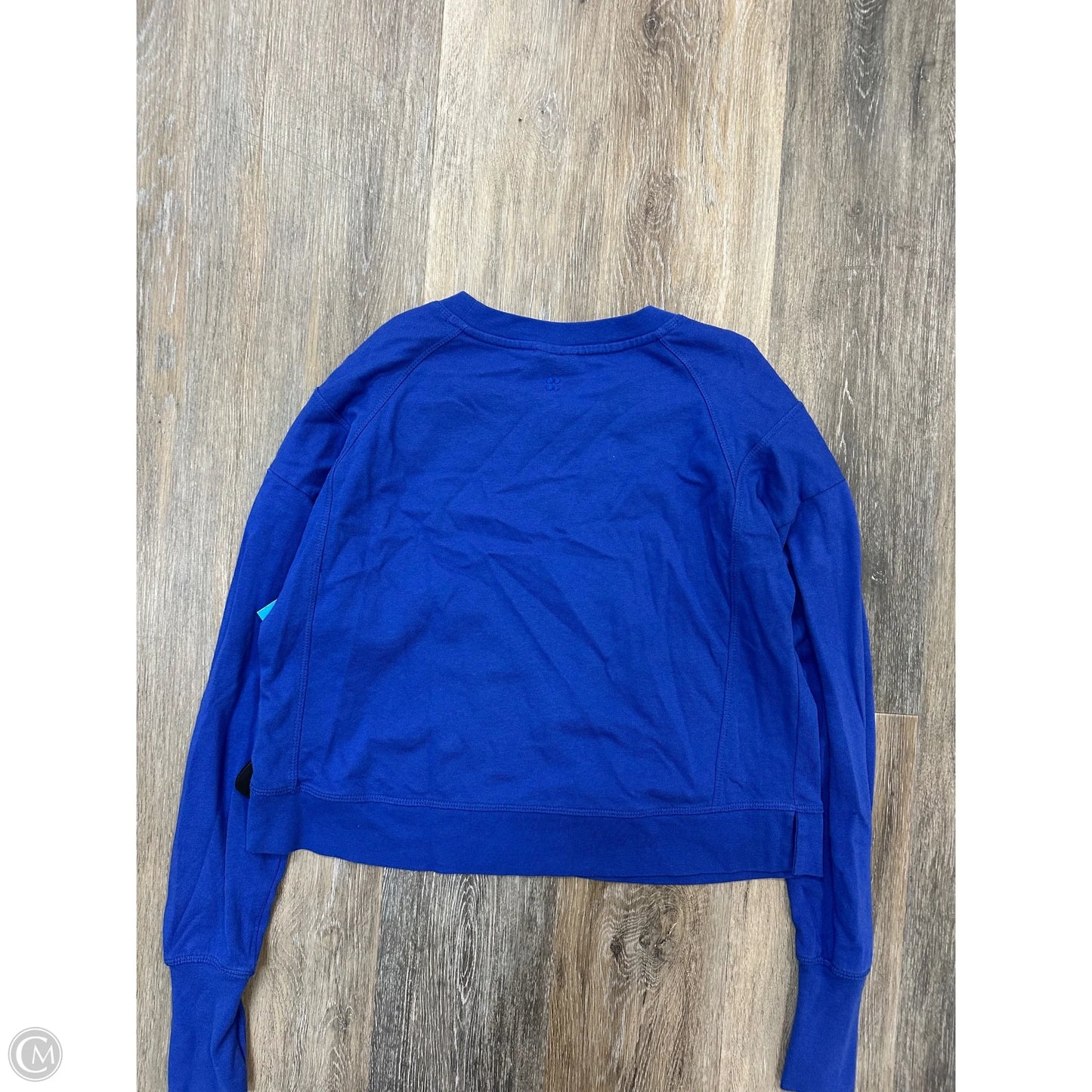Athletic Top Long Sleeve Crewneck By Sweaty Betty In Blue, Size: Xs