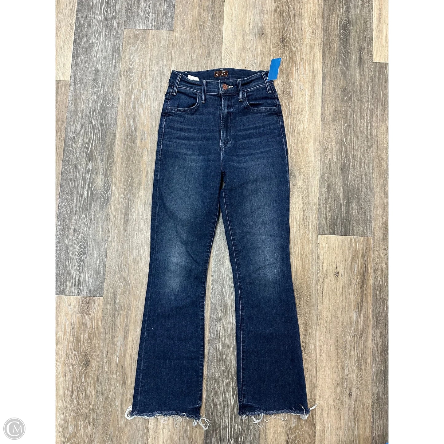 Jeans Boot Cut By Mother In Blue Denim, Size: 1/25