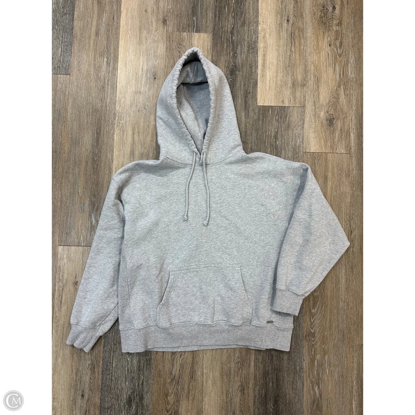 Sweatshirt Hoodie By Tna In Grey, Size: M