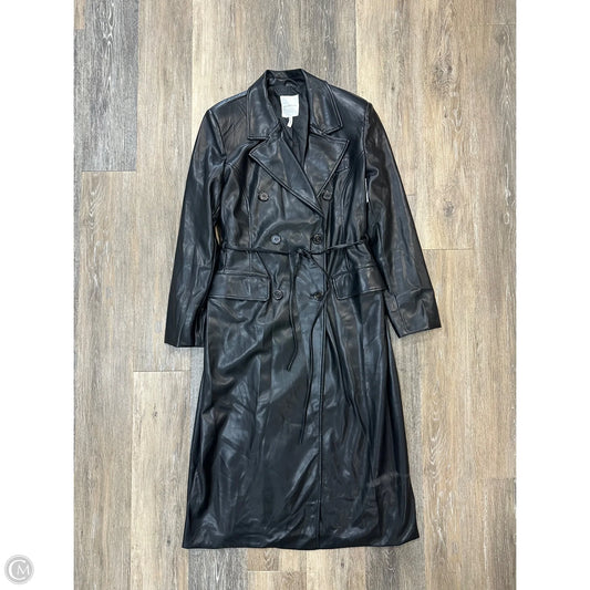 Coat Trench Coat By Avec Les Filles In Black, Size: Xl