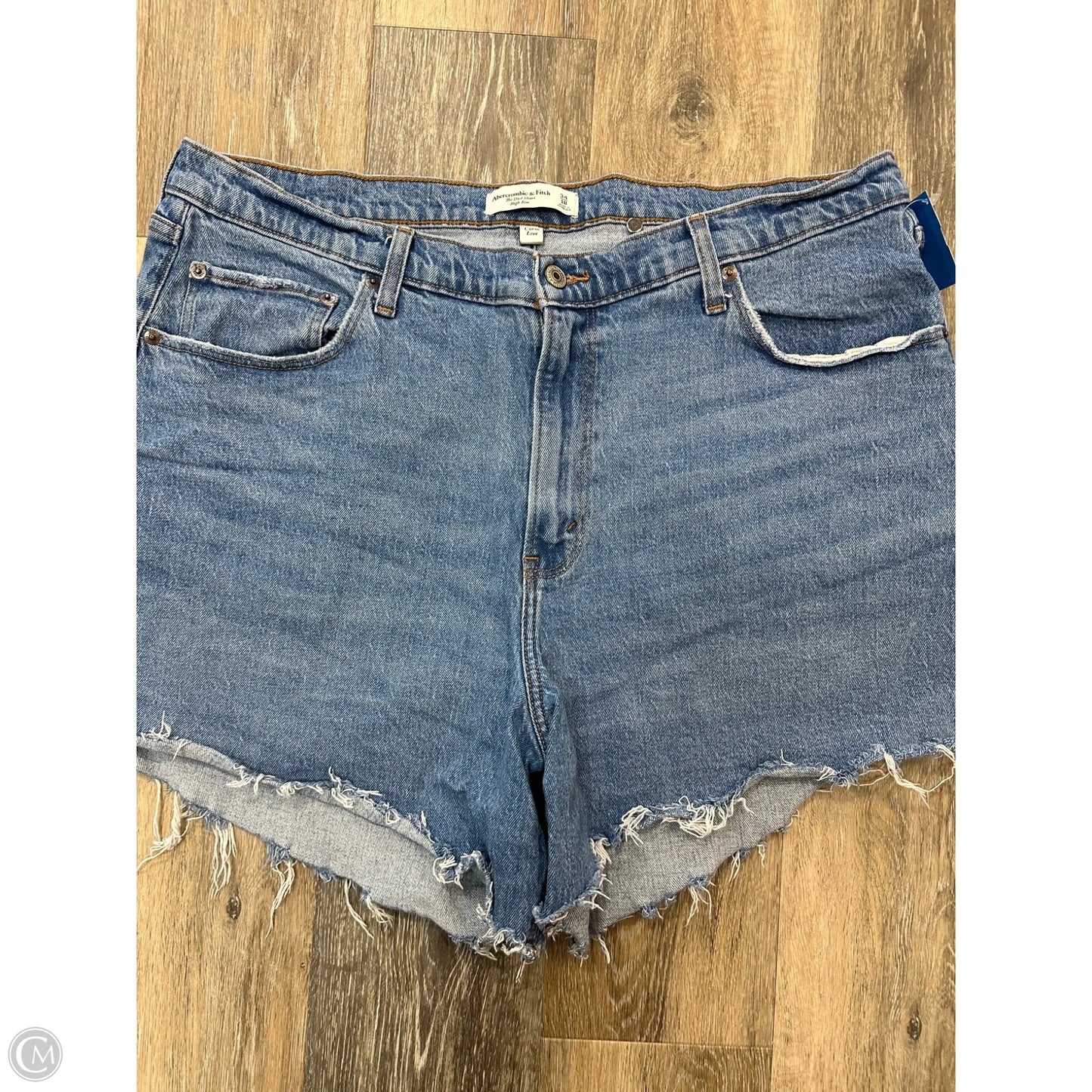 Shorts By Abercrombie And Fitch In Blue Denim, Size: 18