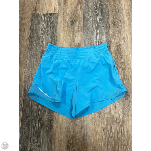 Athletic Shorts By Lululemon In Blue, Size: 6