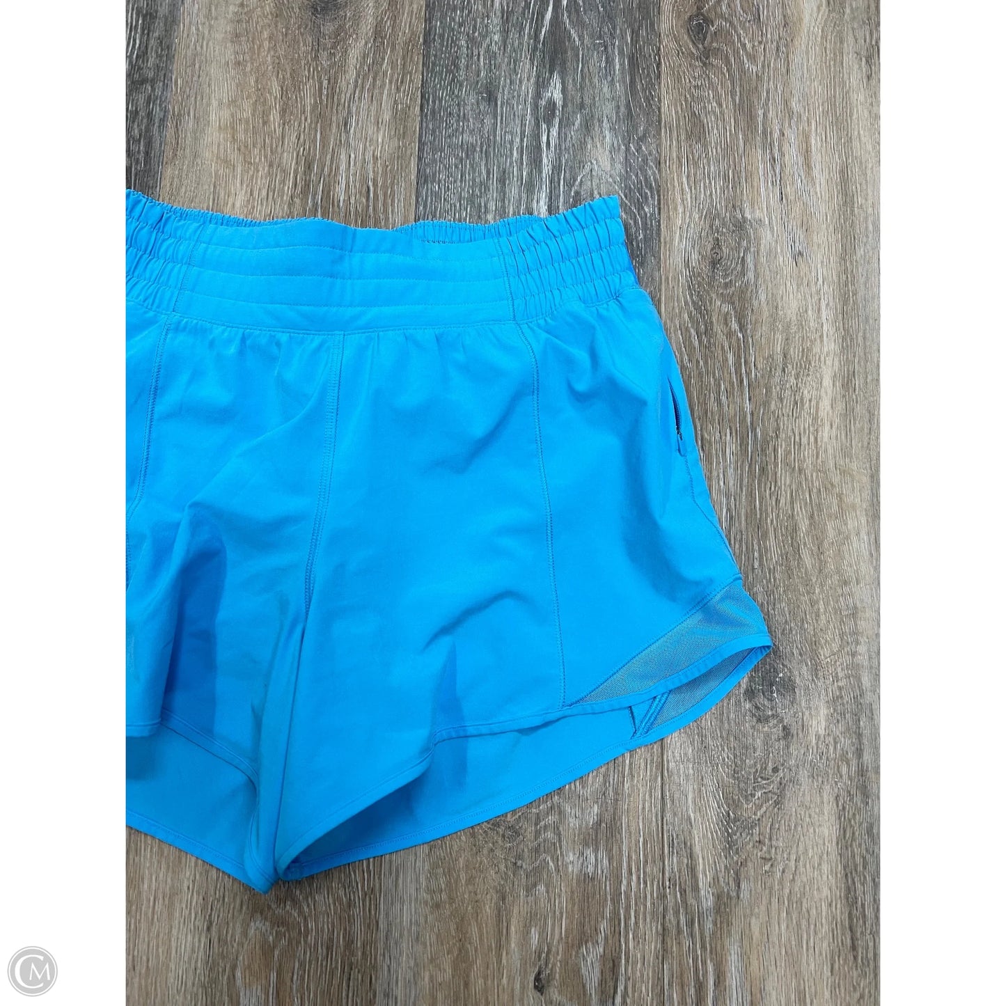 Athletic Shorts By Lululemon In Blue, Size: 6