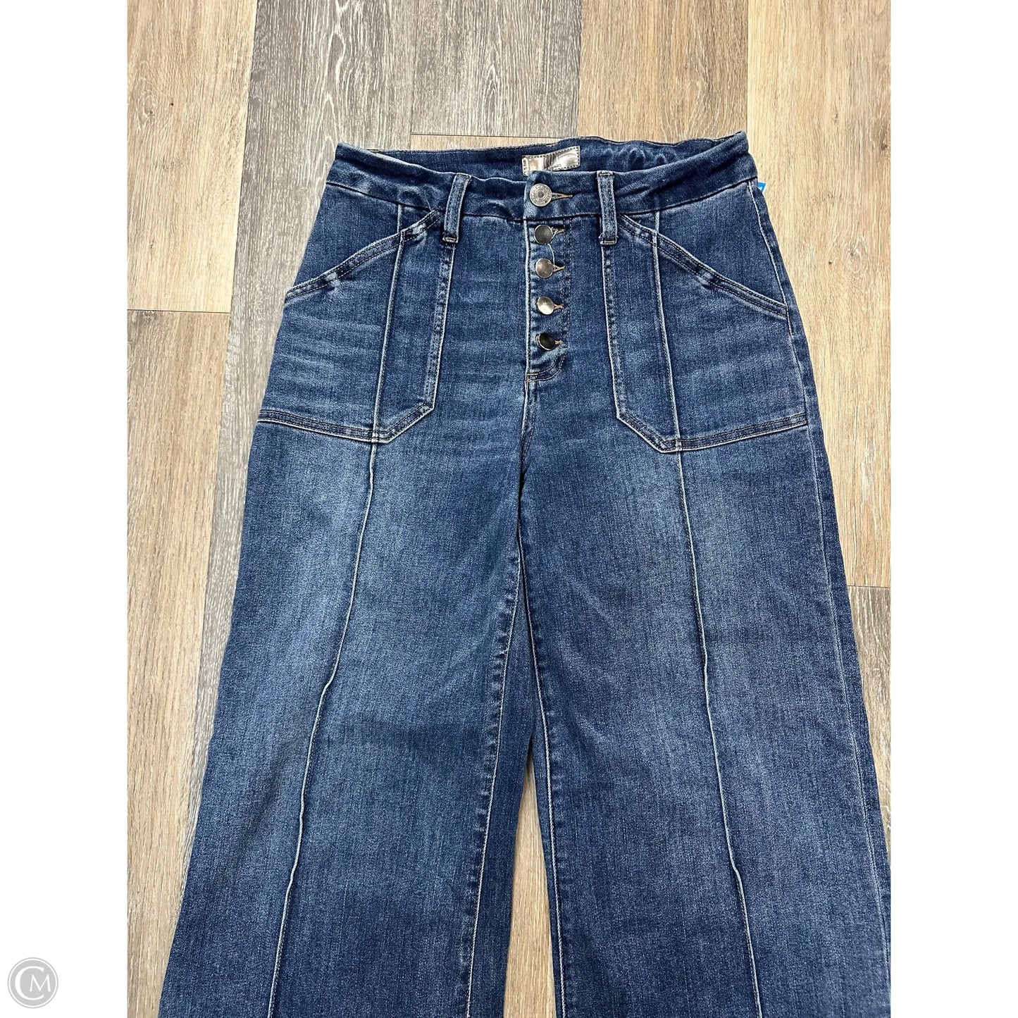 Jeans Wide Leg By Kut In Blue Denim, Size: 6