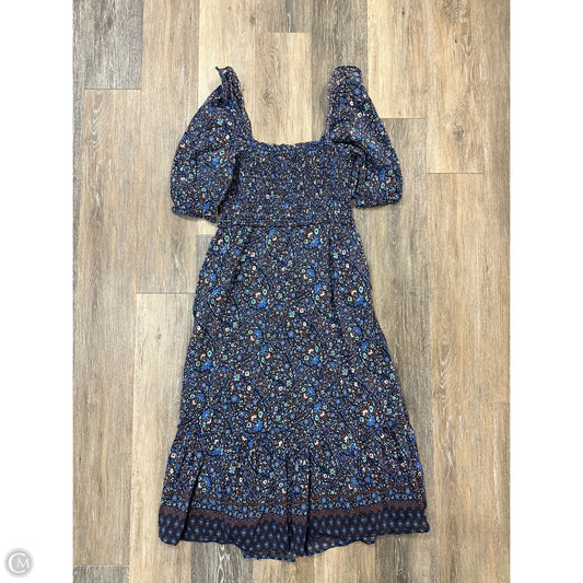-Dress Casual Maxi By Vineyard Vines In Floral Print, Size: M