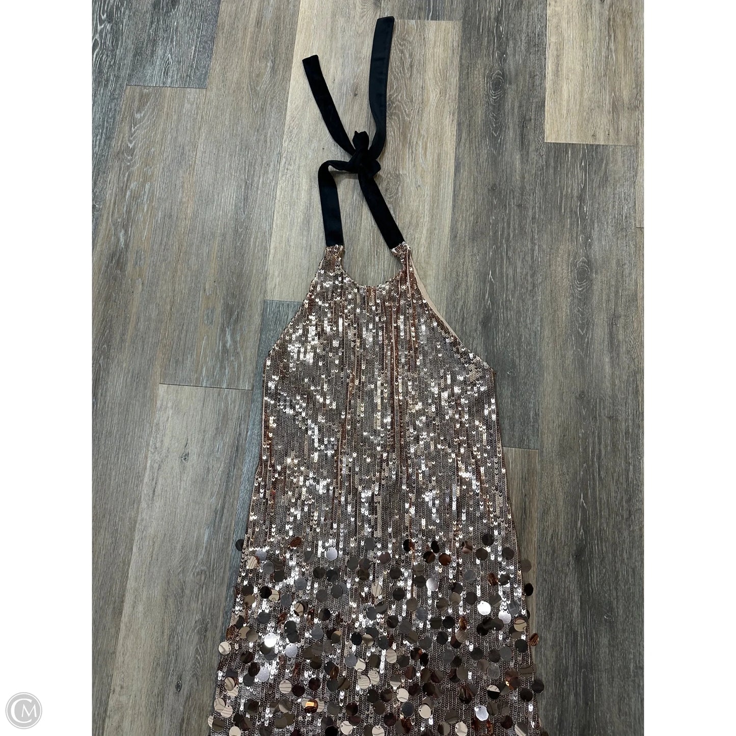Dress Party Short By Atelier 17.56 In Rose Gold, Size: M