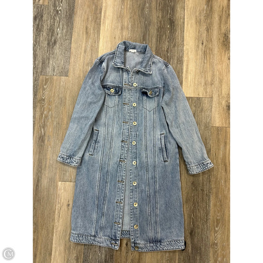Jacket Denim By Tribal In Blue Denim, Size: S