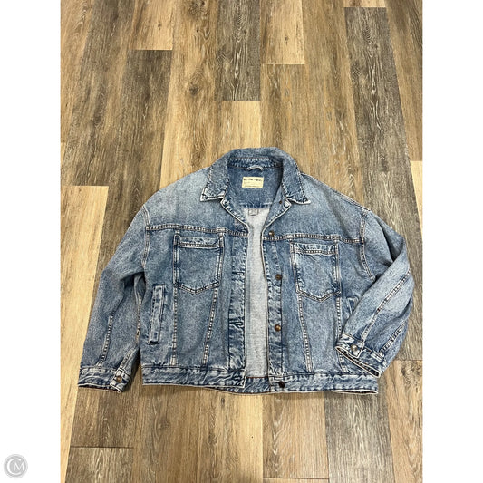 Jacket Denim By We The Free In Blue Denim, Size: L
