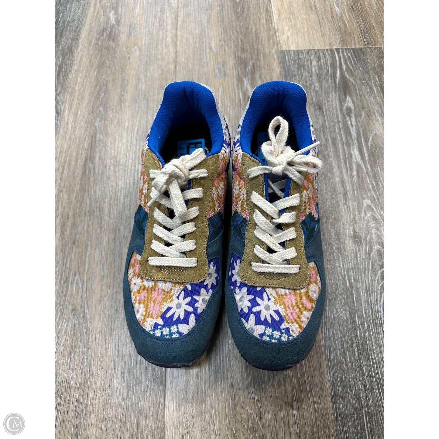 Shoes Athletic By Inkass In Floral Print, Size: 8