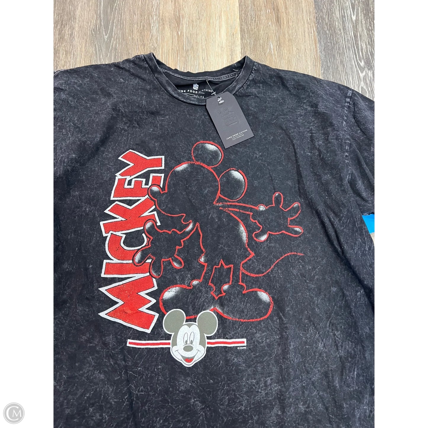 Top Short Sleeve By Junk Food In Grey, Size: Xxl